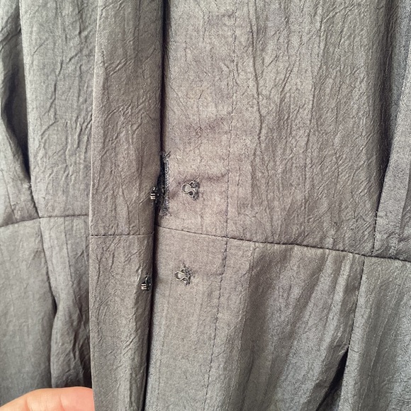 Vintage Tailored Long Sleeve Shirtdress M - Picture 10 of 14